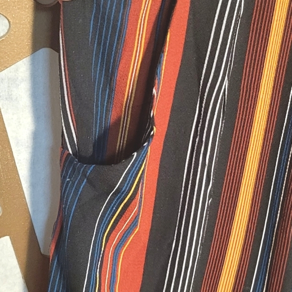 NWOT MONTEAU Stripe Jumpsuit With Pockets - Picture 7 of 13